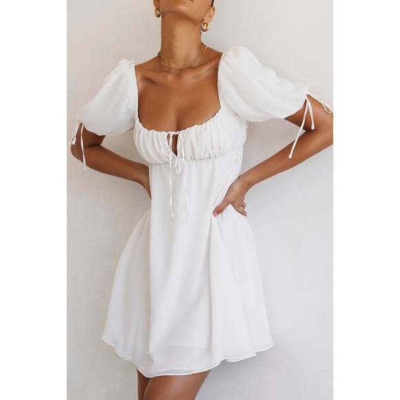 NEW House of CB Princess Dress Ivory Large+ (XL) with Plus Cup - Picture 13 of 17